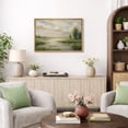 thumbnail image 5 of Framed Canvas Print Vintage Country Landscape Wall Art Farmhouse Decorative for Living Room Bedroom - 16"x24" NATURAL, 5 of 8