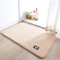 Absorbent Non-Slip Bath Mat, Quick-Dry Shower Rug and Door Mat for Bathroom Floor, Machine Washable Chenille Carpet for Home Dorm Toilet