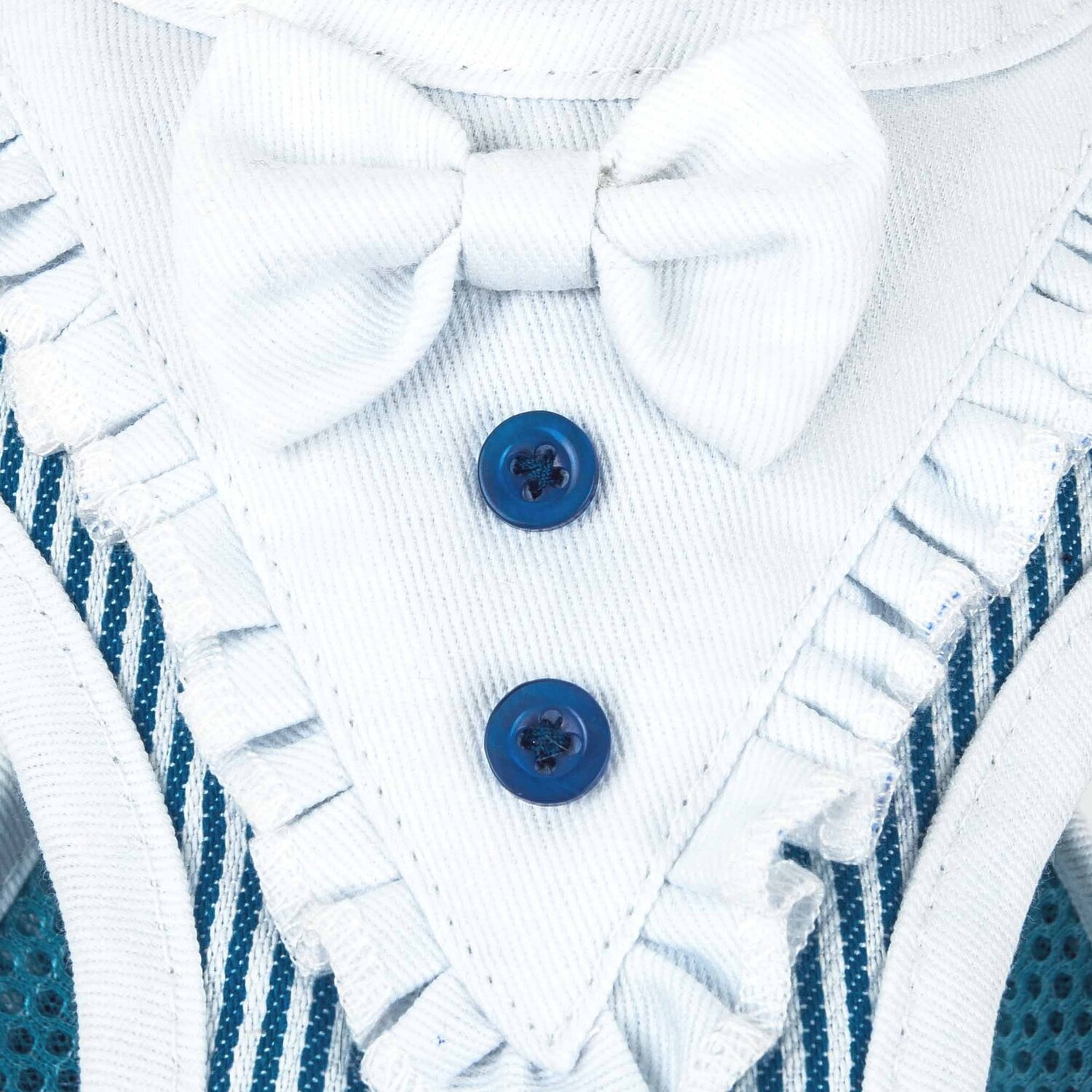 Pet Life  Luxe 'Spawling' 2-In-1 Mesh Reversed Adjustable Dog Harness-Leash W/ Fashion Bowtie
