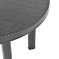 thumbnail image 2 of vidaXL Table de Jardin Anthracite 89 cm Plastique, 2 of 4