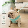 thumbnail image 4 of XIAOLE Small Dog Harness With Leash Set, No Escape Easy Walk Puppy Harnesses, For Training Walking, Step-In Reflective Soft Dogs Vest, Soft And Breathable Vests With Reflective Strip,(Yellow S）, 4 of 7