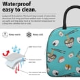 thumbnail image 3 of Reusable Sushi Lnsulated Lunch Bag for Women & Men-Leakproof Water-Resistant Cooler Tote,Large Capacity(10.6x8.7x6.3in)for Work,Office,Travel,Picnic,Beach., 3 of 7