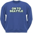 thumbnail image 1 of On to Seattle Royal Adult Crew Neck Sweatshirt, 1 of 1