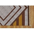 thumbnail image 7 of Casavani Handblock Printed Brown Cotton Dhurrie Hallway & Kitchen Runner Rug Home Decor Kilim 2.6x4 feet, 7 of 7