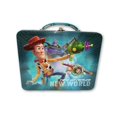 thumbnail image 1 of Toy Story Buzz Woody Jessie Square Tin Stationery or Small Lunch Box - "New Adventure", 1 of 1