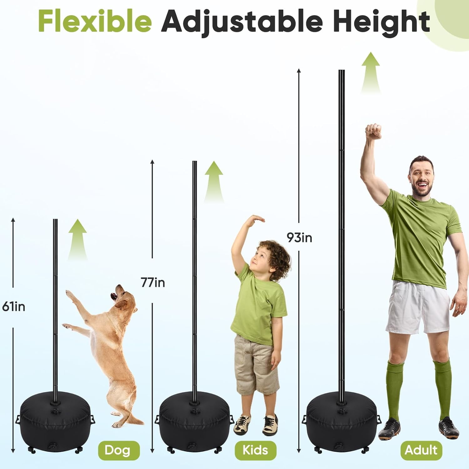 Outdoor Play Buy Heavy Duty Tetherball Set - Outdoor Fun For Adults &  Families, Includes Heavy Duty Pole, Extra Pole Sleeves For Protection,  Backyards & Playgrounds Online At Lowest Price Ever In