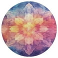 thumbnail image 3 of Kaleidoscope Mandala Colorful Floral Boho Washable Round Rug -Circle Area Rugs for Nursery Bedroom, Vintage Non Slip Non Shedding Low Pile Carpet for Living Room Coffee Table Entryway, 3 of 6