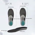 thumbnail image 2 of Plantillas Ortopédicas Para Fascitis Plantar, Confort, Anti Fatiga, Negro, Para Hombre y Mujer, 2 of 7