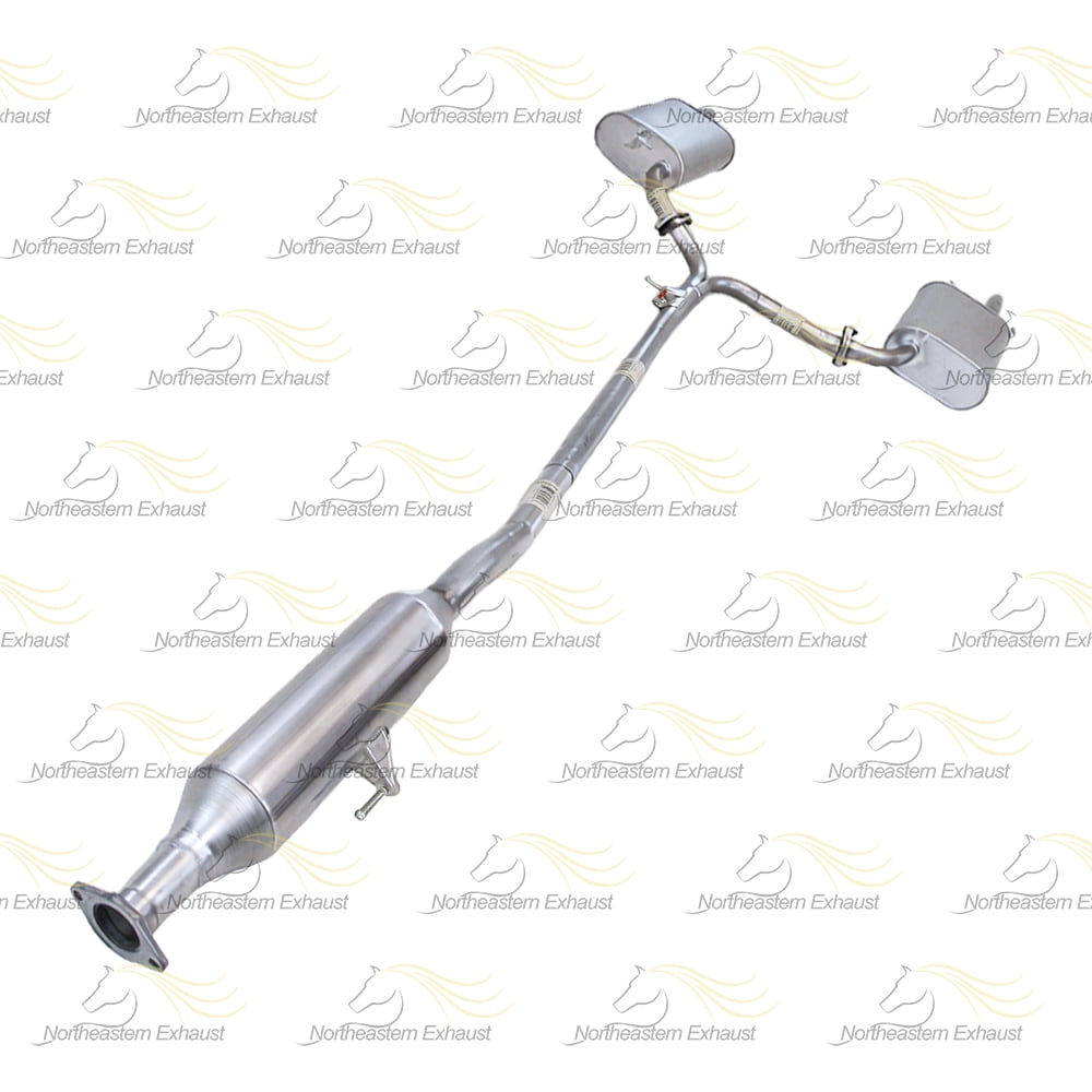 Northeastern Exhaust Resonator & Pair of Mufflers Fits 2005-2012 Toyota Avalon 3.5L - Direct Fit | System Kit