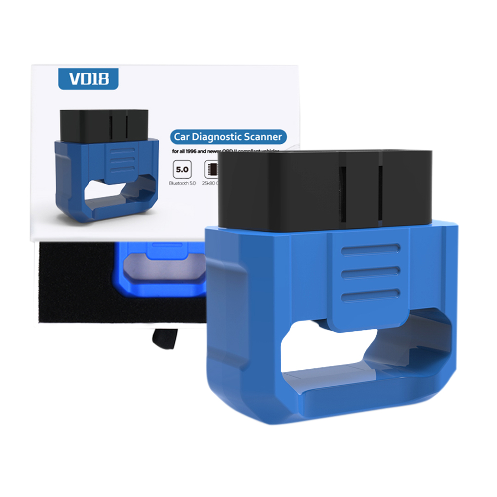 Car Diagnostic Tool 5.0 OBD II Scanner Portable Vehicle Fault Code Reader