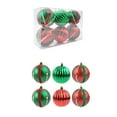 thumbnail image 6 of Christmas Ball Ornaments 6 Pcs - 3 inch Large Shatterproof Christmas Balls, Decorations Indoor, Aesthetic Holiday Party Hanging Ornaments for Xmas Tree, Wreath, Vines, Red, 6 of 6