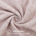thumbnail image 5 of COOKCOK Chenille Black Throw Pillow Covers 18x18 Inch Set of 2, Decorative Soft Couch Pillow Covers Solid Dyed Accent Farmhouse Neutral Square Pillow Cases for Sofa Bed Living Room, Pink, 5 of 7