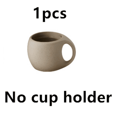 

Livesture Creative Ceramic Cup Set Household Cup Bottle Mug no cup holder 1pcs