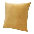thumbnail image 2 of Ox Bay and Stacy Garcia 20" x 20" Ochre Velvet Reversible Cotton Adult Decorative Throw Pillow, 2 of 7