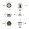 thumbnail image 2 of Excellante 30 cup/ 60 bowls rice cooker and warmer, non-stick inner pot, commercial grade, comes in each, 2 of 2