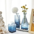 thumbnail image 5 of Fairy Set of 18 Bud Vases for Flowers, Vintage Clear Glass Vases Small Vases for Centerpieces, Multiple Sizes, Blue, 5 of 5