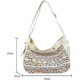 thumbnail image 5 of Bolso de lona para mujer, estilo retro, tipo bandolera, de lona, con letras, para viajes, oficina y escuela., 5 of 5