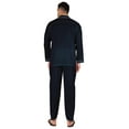 thumbnail image 4 of Inkmeso Men's Cotton PJs Solid Sleepwear Lounge Wear Top & Bottom Pajama Set, 4 of 7