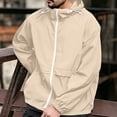 thumbnail image 6 of Danhjin Men's Sun Protection Jackets Hooded Long Sleeve Outerwear Fishing Hiking Lightweight Full Zipper Jackets, 6 of 10