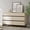 Beige, variant on WAMPAT Modern 6-Drawer Dresser, Wooden Chest of Drawers with Concealed Handles and Sturdy Metal Base, Multifunctional Closet Storage Organizer for Bedroom Living Room, Brown