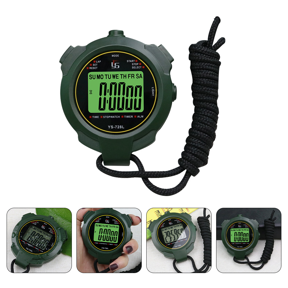 Designice Professional Training Stopwatch Multi-Function Stopwatch Luminous Timer - image 3 of 7