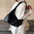 thumbnail image 4 of LNGOOR Snap Button Hobo Bag For Teen Girls Women College Students Rookies & White-Collar Workers Perfect For Office Work  Business Commute Best Work Bag For Women Solid Color Hobo Bag Sim, 4 of 7