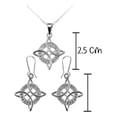 thumbnail image 2 of JOYARIS Kit Nudo De Bruja Con Zirconias Cadena+aretes+dije Plata 925 DM-0001077, 2 of 4