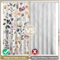 thumbnail image 2 of Cortina de ducha Amaredom Ink Floral, impermeable, 180 x 180 cm, 2 of 7