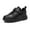 e#35Black84, variant on CAIVO Children Trainers Sports Shoes Boys Indoor Shoes Trainers Outdoor Running Shoes Classic Kids Winter Lightweight Solid Color Footwear