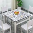 thumbnail image 2 of Square Fitted Tablecloth with Elastic 36x36 in Outdoor Tablecloths Elastic Table Cloth for Tables Waterproof Wipeable Table Cover for Picnic Camping Dinner, 2 of 5