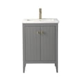 thumbnail image 6 of Vanity Art 24" Double Door Bathroom Vanity with Sink, Freestanding Storage Cabinet with Ceramic Top, and Removable Shelve, 6 of 6