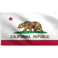 thumbnail image 1 of DMSE California State Bear Flag 3X5 Ft 100% Polyester 100D UV Resistant, 1 of 4