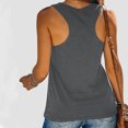 thumbnail image 4 of Fartey Scoop Neck Camis Top for Women Trendy Graphic T Shirts Slim Fit Summer Sleeveless Shirts 4th of July Patriotic Shirts Soft Stretch Workout Tank Tops Gray S, 4 of 6