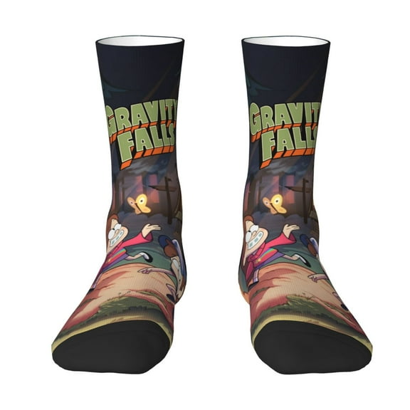 Gravity Fall Socks Crew Novelty Socks Casual Dress Gifts for Men Women