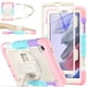 thumbnail image 1 of Funda SEYMAC de serie para Samsung Galaxy Tab A7 Lite de 8,7 pulgadas, color amarillo/rosa, 1 of 8
