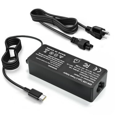 65W Type-C USB-C Laptop Charger for Lenovo ADLX65YDC2A GX20P92530 ThinkPad X280 X380 X390 L390 E480 E580 E590 E495 T480 T480s