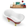 thumbnail image 6 of 62" Streamline N1020CH Clawfoot Tub and Tray With External Drain, 6 of 7