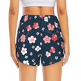 thumbnail image 2 of Lsque Cherry Blossoms Printed Women's Running Shorts with Liner Pockets,Elastic Quick Dry Workout Athletic Gym Yoga Shorts,Womens High Waist Shorts-Large, 2 of 9