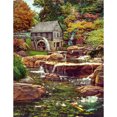 thumbnail image 3 of Cuadros Decorativos Woods Village Stream 5D DIY Diamante Pintura Full Square Drill Bordado Kit JShteea Nuevos Originales, 3 of 9