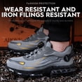 thumbnail image 3 of SAFETREK Steel Toe Safety Shoes for Men Women: Anti-Smash Anti-Puncture Anti-Slip Work Boots, Protective Work Footwear With Quickly Shoelaces,Lightweight Comfortable Shoes For Industrial Factory, 3 of 10