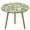 style-5, variant on Floral Colorful Flower Round Fitted Tablecloth with Elastic Edged & Backing, Round Table Cover for Indoor Outdoor Patio Use Fits Tables Up to 40" - 54" Diameter