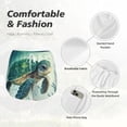 thumbnail image 6 of Lsque Watercolor Turtle1 Printed Women's Running Shorts with Liner Pockets,Elastic Quick Dry Workout Athletic Gym Yoga Shorts,Womens High Waist Shorts-Large, 6 of 9