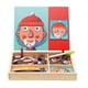thumbnail image 2 of Cajas de rompecabezas magnético para niños, ejercicio educativo, imaginación, juguetes magnéticos para aprendizaje temprano, características de personajes, 2 of 9