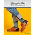 thumbnail image 5 of MeMoi Stripe Rush Cotton Blend Crew Sock 3 Pack - Mens - Male, 5 of 7