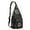 Black-40, variant on Lunar Eclipse Sling Backpack - Gothic Astronomical Design Shoulder Bag, Durable Water-Resistant Pack for Everyday Goth Style