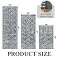 thumbnail image 3 of MeyJey Dark Gray Kitchen Rug Set 3 Piece, Non Slip Machine Washable Mats for Home Floor and Living Room, 3 of 17