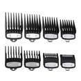 thumbnail image 1 of 8 PCS Premium Professional Hair Cutting Guides for , Beard Trimmer Guards Combs Attachment for ,Clipper Guards for with Metal Clip-from (Black), 1 of 4