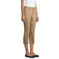 thumbnail image 6 of Time and Tru Women's Modern Mid-Rise Capri Pants, 6 of 6