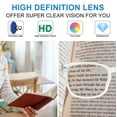 thumbnail image 3 of WEMOOTANS 4 Packs 1.25 Reading Glasses for Women Blue Light Readers 1.0 125 1.5 1.75 2.0 2.25 2.5 2.75 3.0 3.5 4.0 5.0 6.0 Clear, 3 of 6