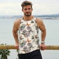 thumbnail image 6 of Salouo Flying Butterflies-1 for Men's Tank Tops,Sleeveless Muscle Shirts for Men Quick Dry Workout Tank Top Gym Muscle Tee Fitness Bodybuilding Sleeveless T Shirt-Large, 6 of 7